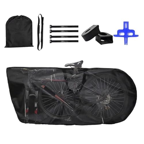 Yiohejy Bike Travel Bag Airplane | Waterproof Bicycle Bag for Shipping | Portable Bike Transport Cover for Cycling Camping Car Road Biking Travel Airplane Outdoor
