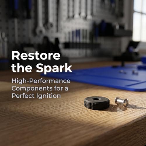 WRITWAA Lighter Spark Wheel Repair Kit with Rivet Flint Replacement for Windproof Lighter Restoration Includes Maintenance Tools for Outdoor DIY Use — view 3