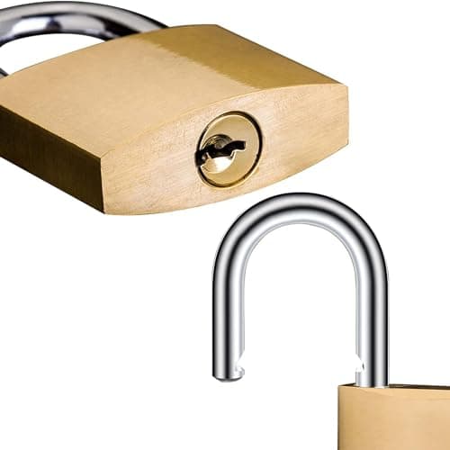 2 Pack Mini Padlock (3.2cm) with Keys for Gym Locker, Travel Bags, Cabinets — view 4
