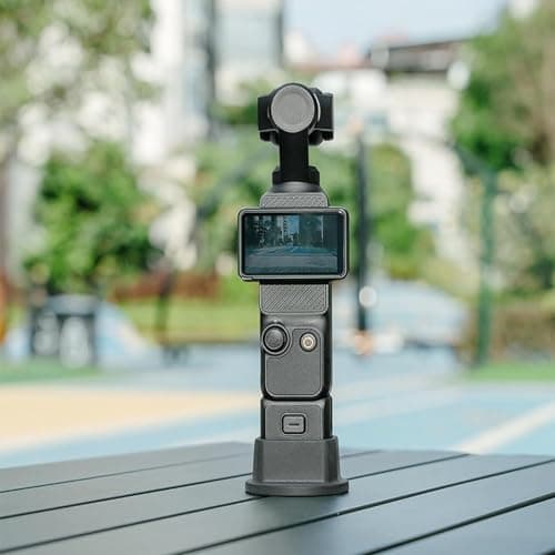 Camera Mount Stand Base for Pocket 3, Silicone Non-Slip Desktop Mount, Silicone Support Base for Pocket 3 Action Camera Accessories — view 4