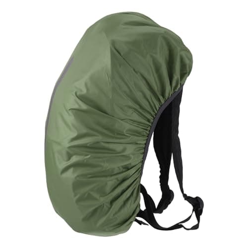 M METERXITY Backpack Rain Cover - Waterproof Lightweight Cover with Vertical Reflective Strap, Apply to Cycling/Mountain Climbing (75-85L, XXL, Olive) — view 4