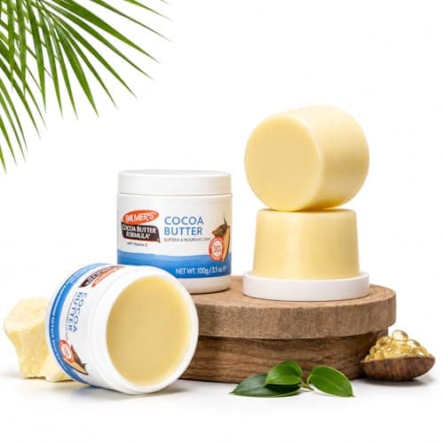 Palmer's Cocoa Butter Formula Body Butter for Rough Dry Skin 100g with Cosmetic Spatula – Deep Moisturising Cream with Vitamin E – Silky Smooth Skin Hydration — view 3