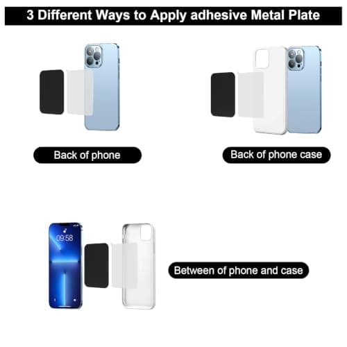 12-Pack Metal Plates for Magnetic Phone Mounts — view 6