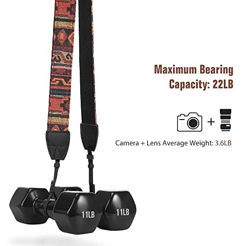 MoKo Camera Strap Compitable with Canon/Sony/Nikon/Minolta/Panasonic/DSLR — view 4