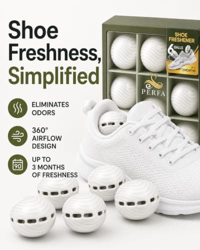 Shoe Deodorizer Balls Linen Long-Lasting Boot Smell Remover by Perfa — view 4
