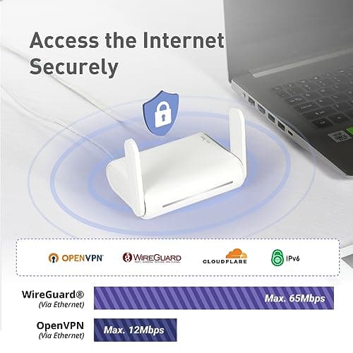 GL.iNet GL-SFT1200 Opal AC1200 Dual Band Travel Router OpenWrt VPN — view 6