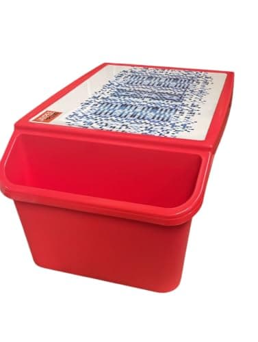 JMS we create smile Set of 2 - Plastic Activity Tray Portable Laptop Desk - Large Lap Table Multipurpose Travel Tray for Girls & Boys - (Red) — view 5