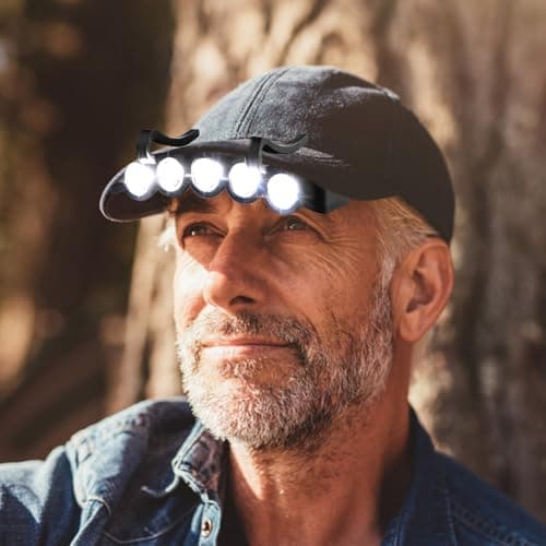 LED Hat Light - ABS, 3.3x1.9x0.9in 5-LED Portable Flashlight | Waterproof — view 5