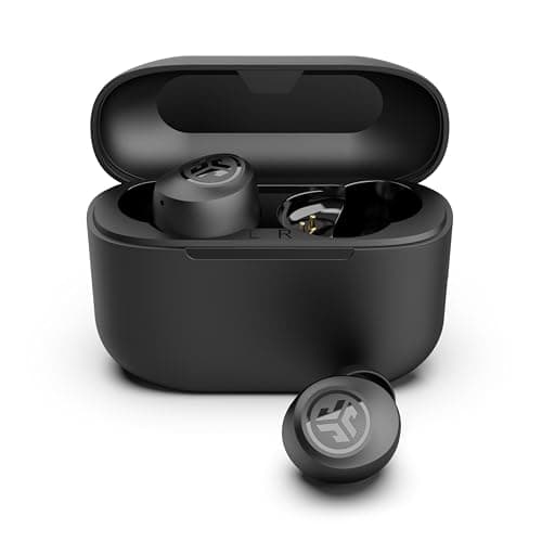 JLab Go Air Pop+ True Wireless Earbuds with Mic - Bluetooth, Midnight Black