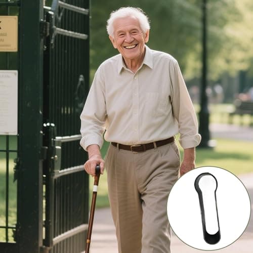 ClipEase Folding Walking Stick Clip, 19mm Cane Section Holder Organiser — view 5