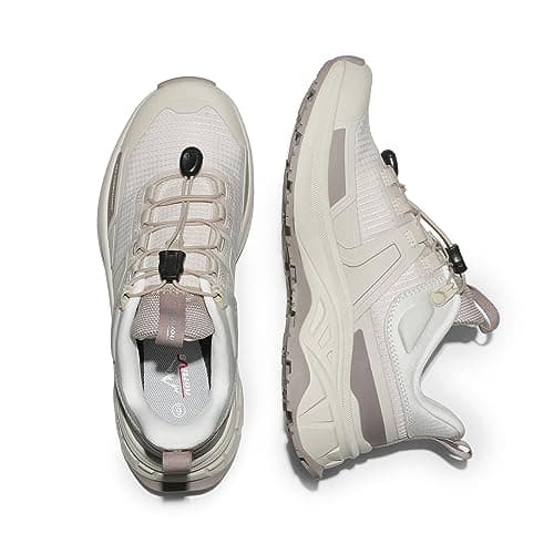 NORTIV 8 Women's Hiking Shoes,Size 6.5,Khaki — view 4