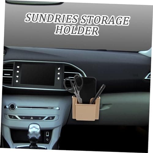 Alipis Car Vent Phone Holder Beige Plastic Storage Box for Cars — view 5