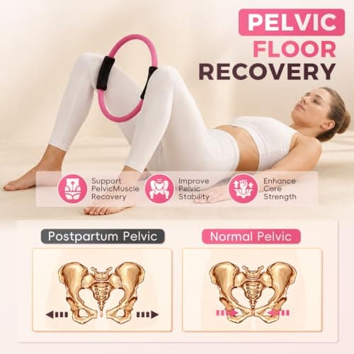 Pilates Kit for Women, 21-in-1 Pink Pilates Equipment for Home Workouts — view 3