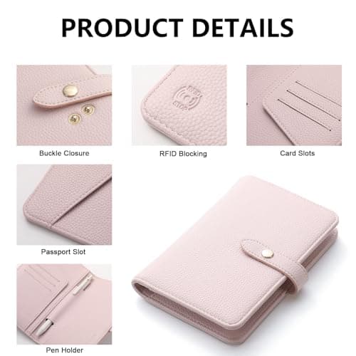 SEPWIK Passport Holder Cover PU Leather Travel Wallet Case RFID Blocking Travel Document Organizer for Women and Men Scandihome Series — view 3