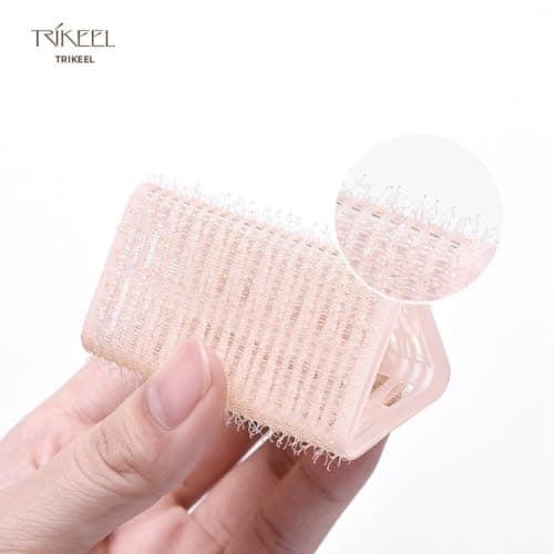 HonseadekNo Heat Triangle Hair Rollers Plastic Curling Rods for — view 3