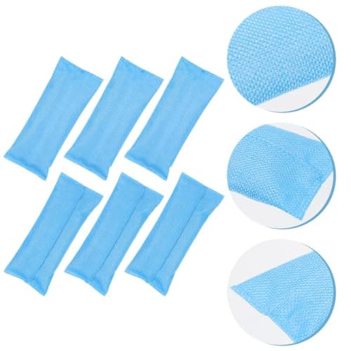 Bamboo Charcoal Linen Blue Shoe Deodorizer Bags 6pcs — view 5