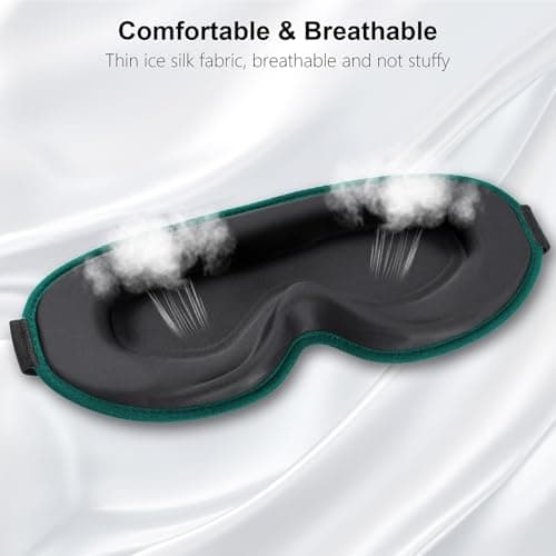 Gritin 100% Blackout Sleep Mask for Women & Men-Zero Eye Pressure Eye Mask — view 6