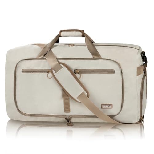 Fmeida 65L Foldable Travel Duffle Bag Waterproof Holdall Luggage Bags