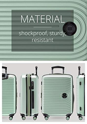 Hauptstadtkoffer MITTE - Hand Luggage, Cabin Trolley with Extension, TSA, 4 Double Spinner, 55 cm, 55 L, Mint — view 4