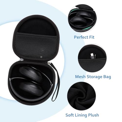 XANAD Hard Headphone Case for Soundcore Anker Q20i Q30/TOZO/KVIDIO — view 6