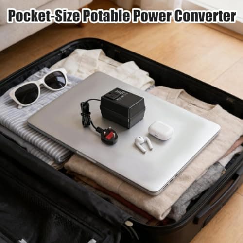 300W Power Converter 220V/240V to 110V/120V, Step Down Transformer — view 4