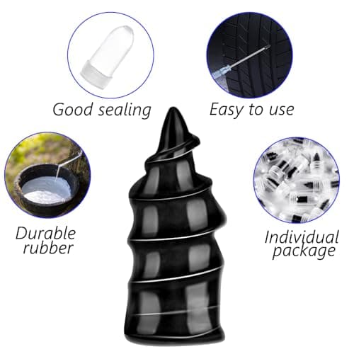 NACHLYNN 30 Pcs Tire Repair Nails Self-Tapping Screw Rubber Screw Fast Tool Self-Service Tire Repair Nai for Car Motorcycle Truck — view 3