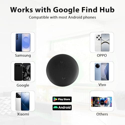 Android Air Tracker Tag 2 Pack, Item Finder Compatible with Google Find Hub — view 3