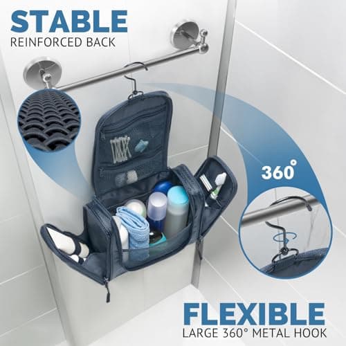 TRABONA Travel Toiletry Bag for Women and Men with Improved Concept [2026] — view 3
