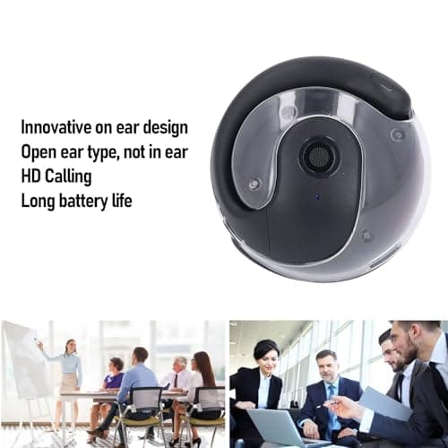Language Translator Earbuds, Open-Ear Real Time AI Translation Earphones Two-Way Voice Translator Device with Charging Case, for Travel Business — view 2