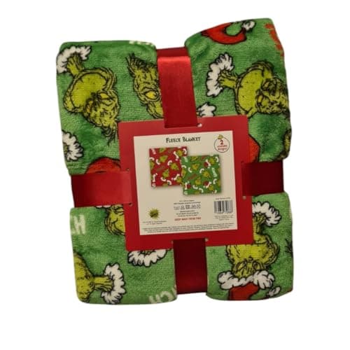 Divas World Soft Fleece Throw Blanket 127x152cm Cozy Warm Lightweight Printed Design Plush Sofa Bed Travel Cover Ultra Comfortable Snuggly Winter Home Accessory (Green)