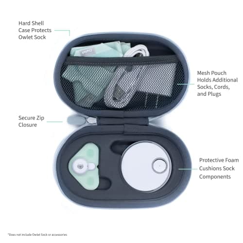 Owlet Sock Travel Case, Organization and Storage for Owlet Sock Smart Baby Monitor — view 2