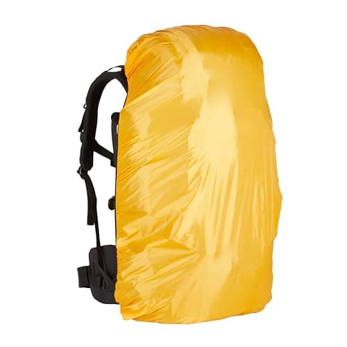 Amazon Basics Internal Frame Waterproof Hiking Backpack Rucksack with Rainfly, 75 L, Black — view 6
