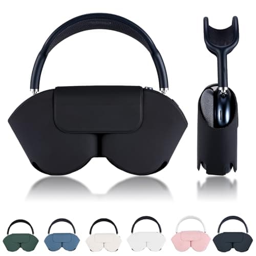 Lukvcoe Smart Case Cover for Apple AirPods Max with Sleep Mode, Black