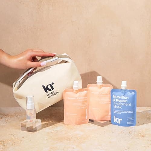 Keratin Revolution Jet Set Kit - Travel-Size Hair Care Bundle - 100ml