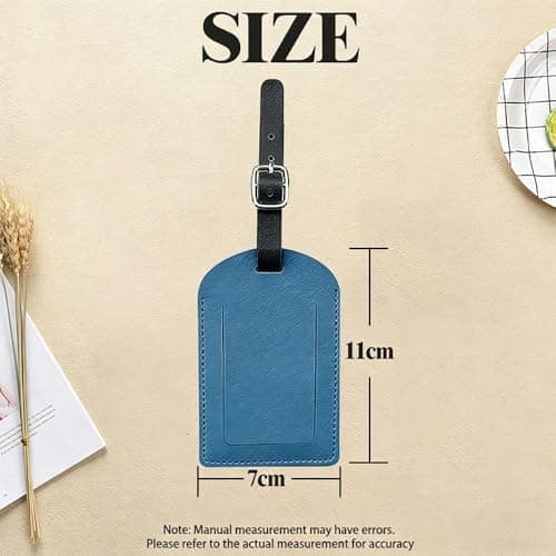 JJ GRADGOWN Personalised Luggage Tags, Custom Luggage Tags for Suitcases with Photo, Luggage Accessories Suitcases for Application scenarios, Travel, Business Travel — view 2