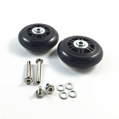DOREKIN 2 Set Luggage Suitcase Replacement Wheels Axles and Wrench Repair Set OD 68mm — view 6