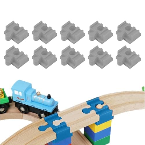Wooden Train Track Connectors – 10PCS Adapters | Universal Fit