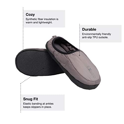 Exped Camp Slippers Medium Charcoal — view 3