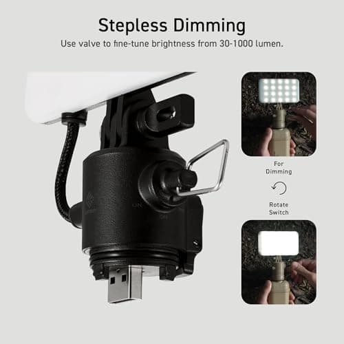ELECOM NESTOUT Flash-1 LED Camping Lantern, IP44 Water Dust Resistant — view 6