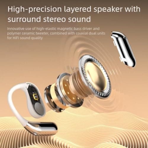 Translator Earbuds Two-Way Talk Business Travel Use(Gray) — view 5