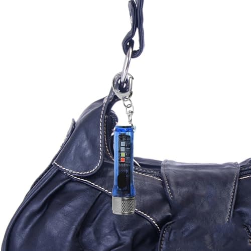 Kichvoe Rechargeable Small LED Flashlight with Magnetic Base and 500mah Battery, Portable Pocket Travel Torch for Hiking and Outdoor Camping, Compact Abs and Stainless Steel Design — view 5