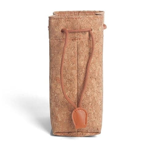 Bbajszx Portable Travel Camera Bag Cork PU Leather Case Featuring Quickly Access Drawstring Closure and Dustproof Protections Quickly Access Camera Sleeve — view 4