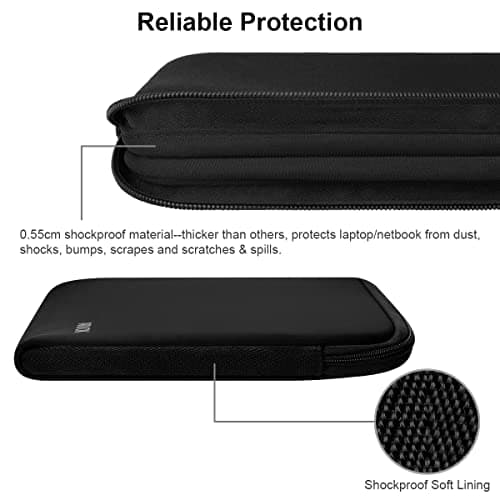 Arvok 17 17.3 Inch Laptop Sleeve Multi-Color Size Choice Case/Water-Resistant Neoprene Notebook Computer Pocket Tablet Briefcase Carrying Bag/Pouch Skin Cover for HP/Dell/Lenovo/Asus/Acer — view 4