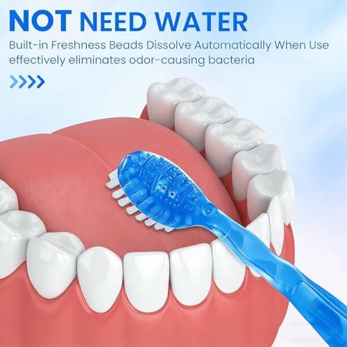 24 Pcs Disposable Toothbrush, Mini Toothbrush and Toothpaste, Portable Travel Toothbrushes, Individually Wrapped Dental Hygiene Kit for Long Flights, Camping, and Office Commuting — view 4