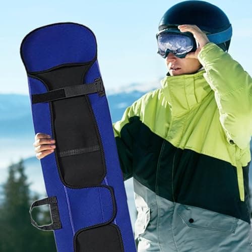 Surfboard Travel Bag - Neoprene Ski Bag, Snowboard Storage Bag | Diving Cloth Waterproof Elastic Surfboard Bag, Soft Portable Board Storage Bags, Protective Surfing Supplies for Board, Boots, Clothes — view 6