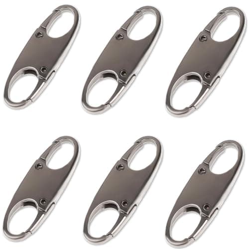 CSLGDMAI 6PCS Zipper Lock Clips,Outdoor Travel Clip