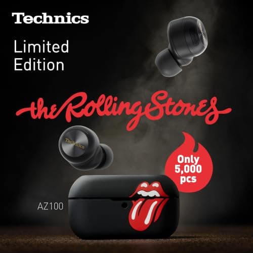 Technics EAH-AZ100E1K Rolling Stones True Wireless Earbuds, Black — view 2