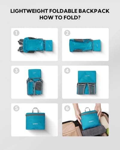 Waterfly 15L Foldable Lightweight Rucksack for Hiking Cycling Women Men — view 5