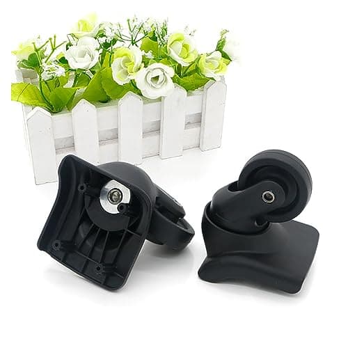 Volein 2 Pairs Suitcase Wheels Replacement Luggage Wheels for Repairing Damaged Suitcase Compartment wheels(W044) — view 6