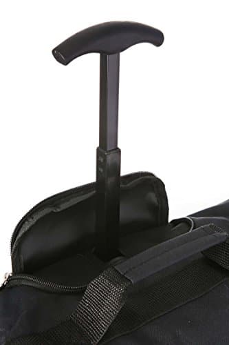 5 Cities The Valencia Collection Hand Luggage, 42 Liters, Plain Black Set of 2 — view 3